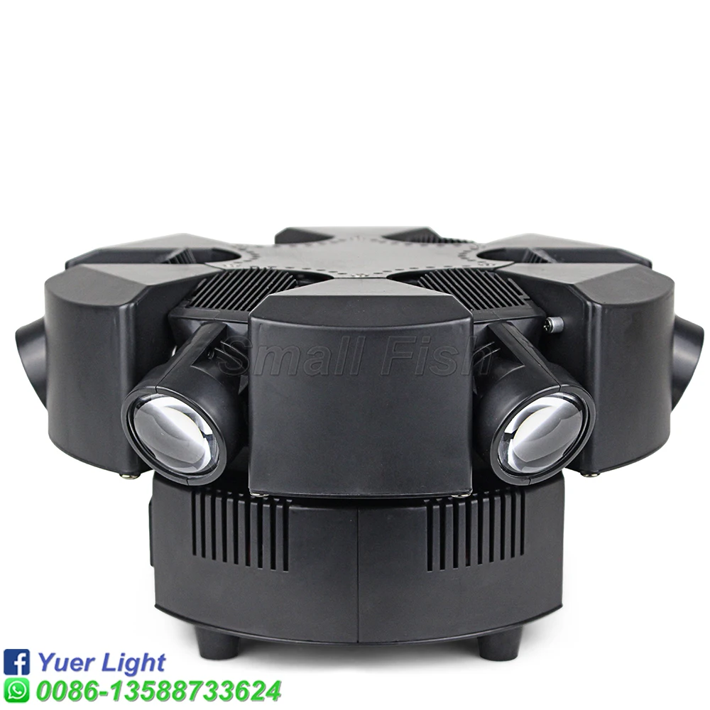Светодиодный сценический прожектор профессиональный вращающийся DMX512 6 х10 Вт RGBW 4