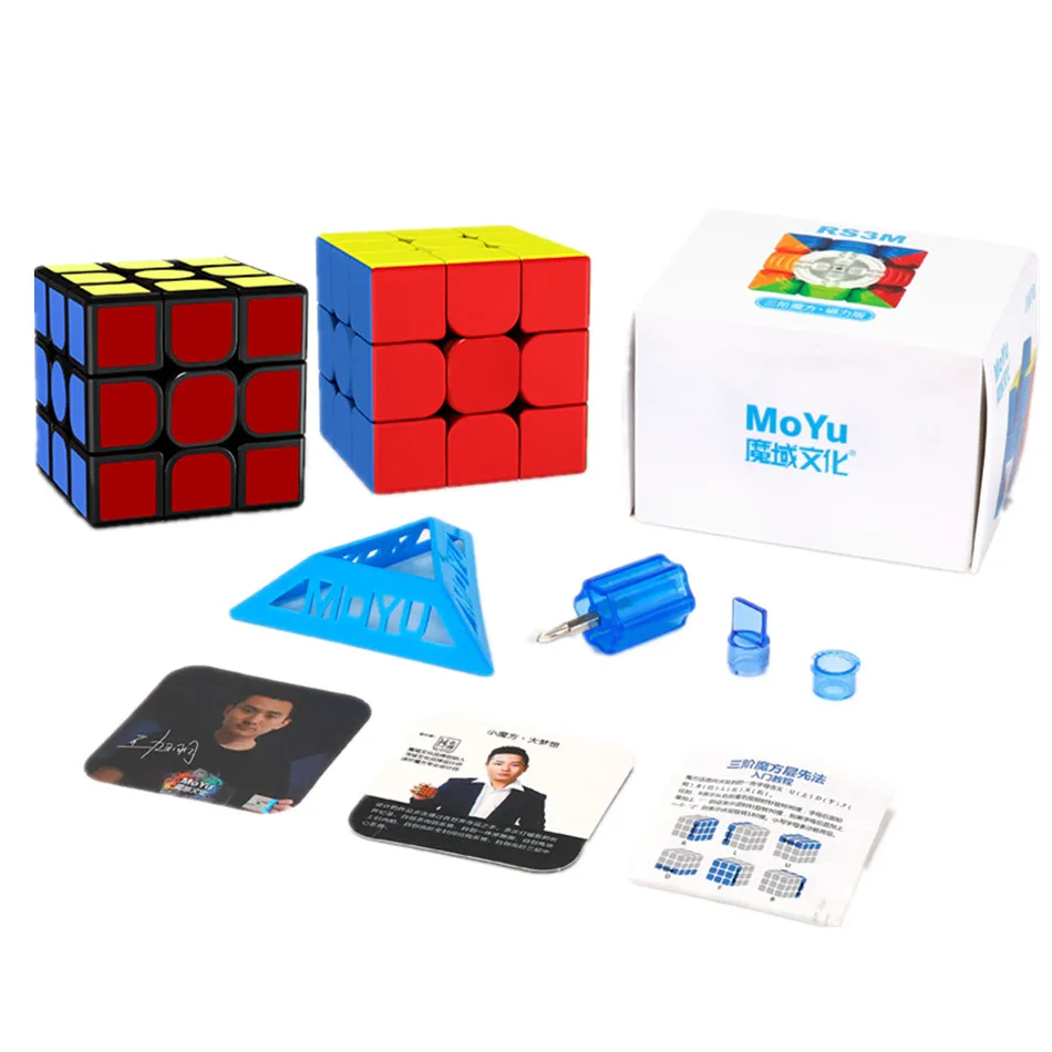 Магнитный куб Moyu MFRS3 M 3x3x 3 скоростной волшебный 3x3 головоломка RS3M магнит 3x3x3