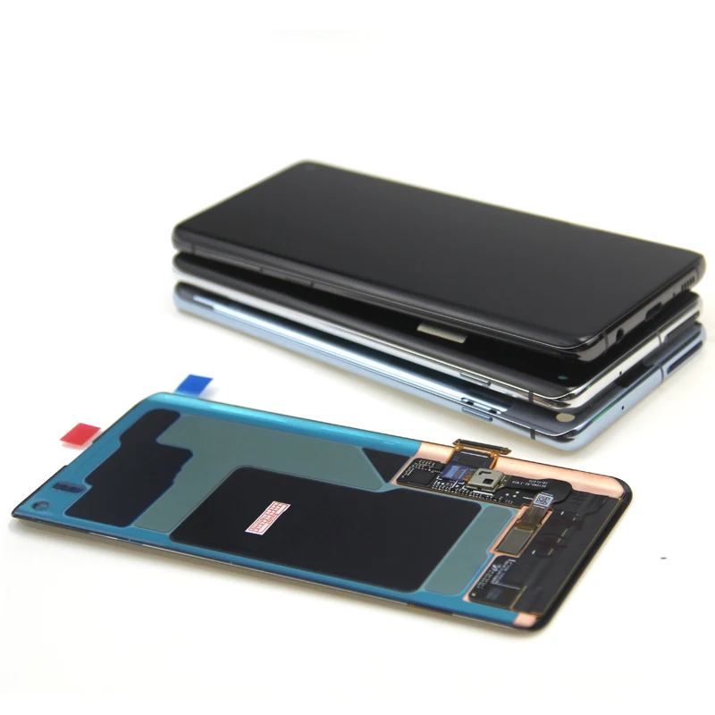 Супер Amoled для samsung S10 ЖК Galaxy G9730 PLUS SM-G9750 G975F дисплей сенсорный экран дигитайзер |