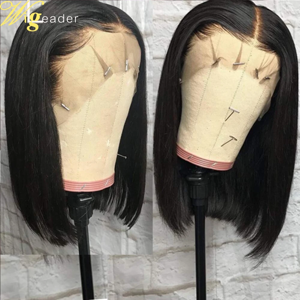 Парики Wigleader Summber из натуральных волос короткие без клея 150% | Шиньоны и парики