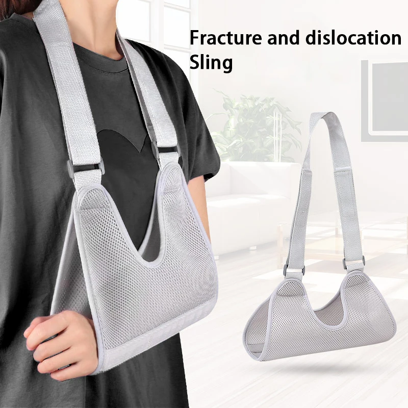 

Shoulder Immobilizer Ergonomic Design Breathable Lightweight Support Strap Reduce Pain For Women Men Cj