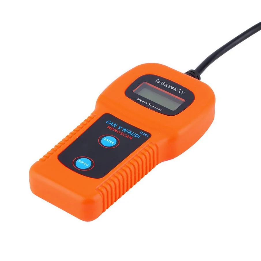 obd2 obdii memo scanner u281 code reader reading and erasing trouble code diagnostic tool u281 code reader can bus scanner free global shipping