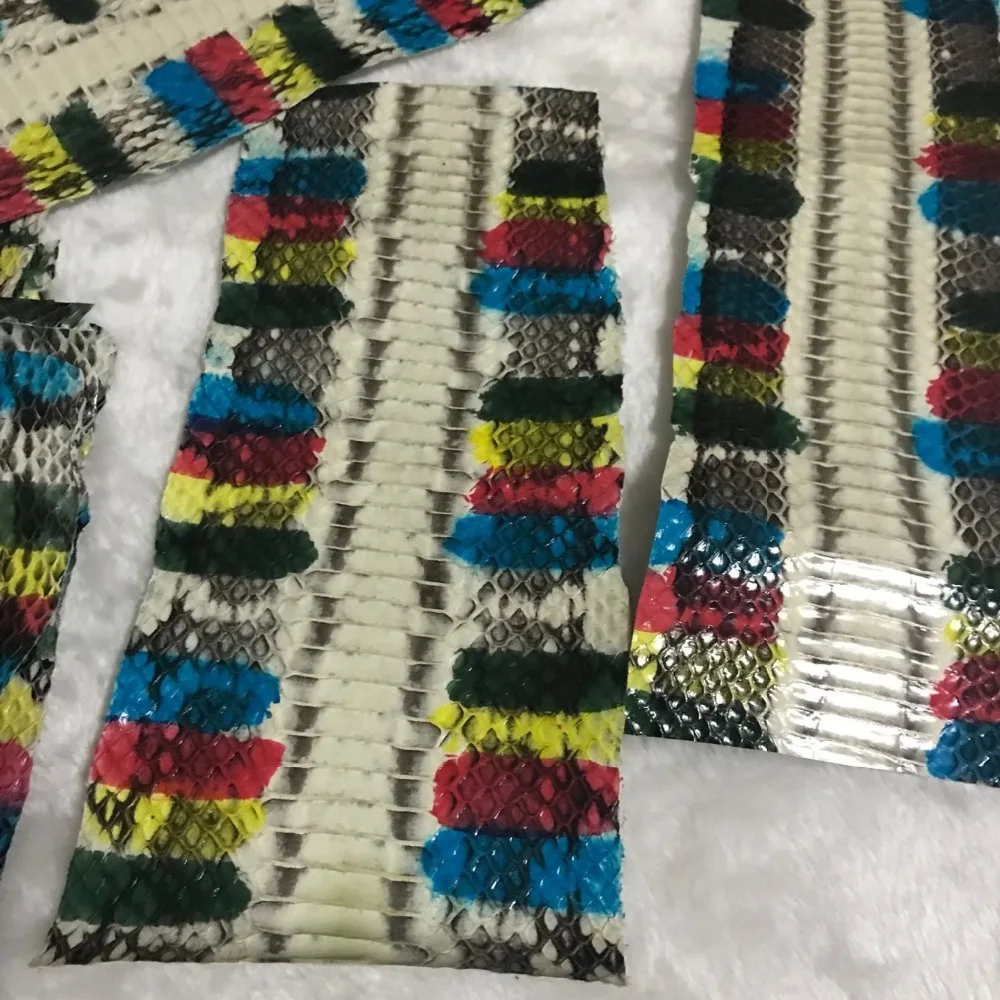 Натуральной Змеиной кожи штук 7 см x 20 см