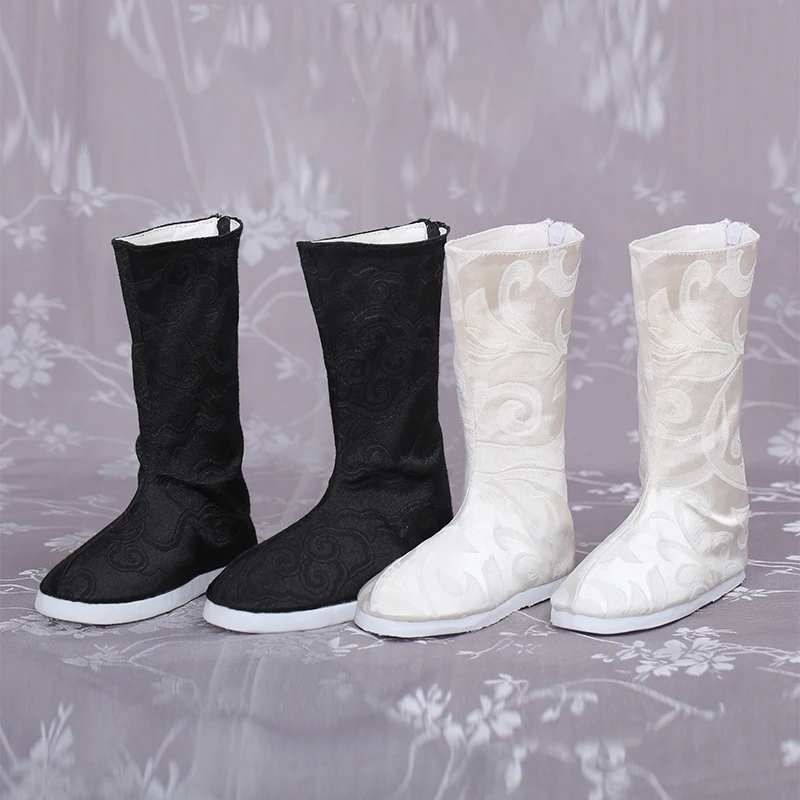 

BJD doll shoes 1/3 Uncle size fashion costume boots high top print boots boots boots boots boots boots classic black and white