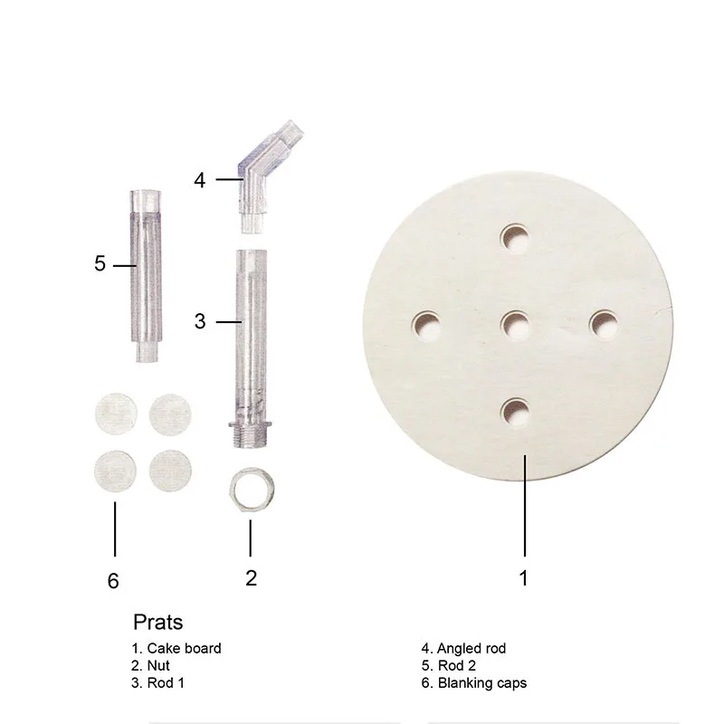 1SET Cake Support Structure Frame Anti Gravity Pouring Kit DIY Baking Tools Suspended Rack Home Decor QA 133 | Дом и сад