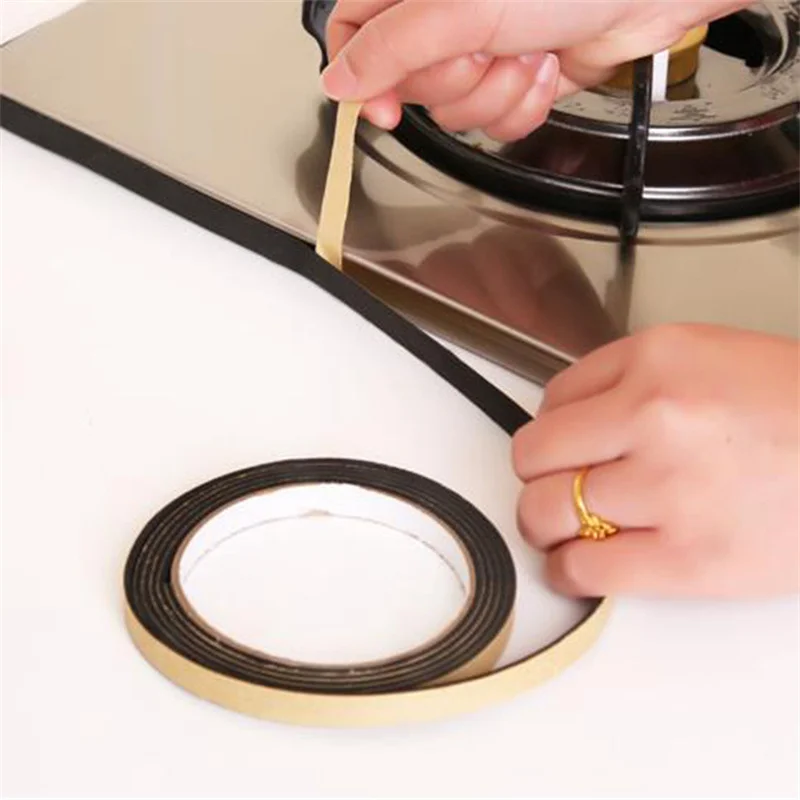 

2M Kitchen Gas Stove Gap Sealing Self-Adhesive Tape Bathroom Washbasin Sewer Window Waterproof Dustproof Tape Gap SealingTape