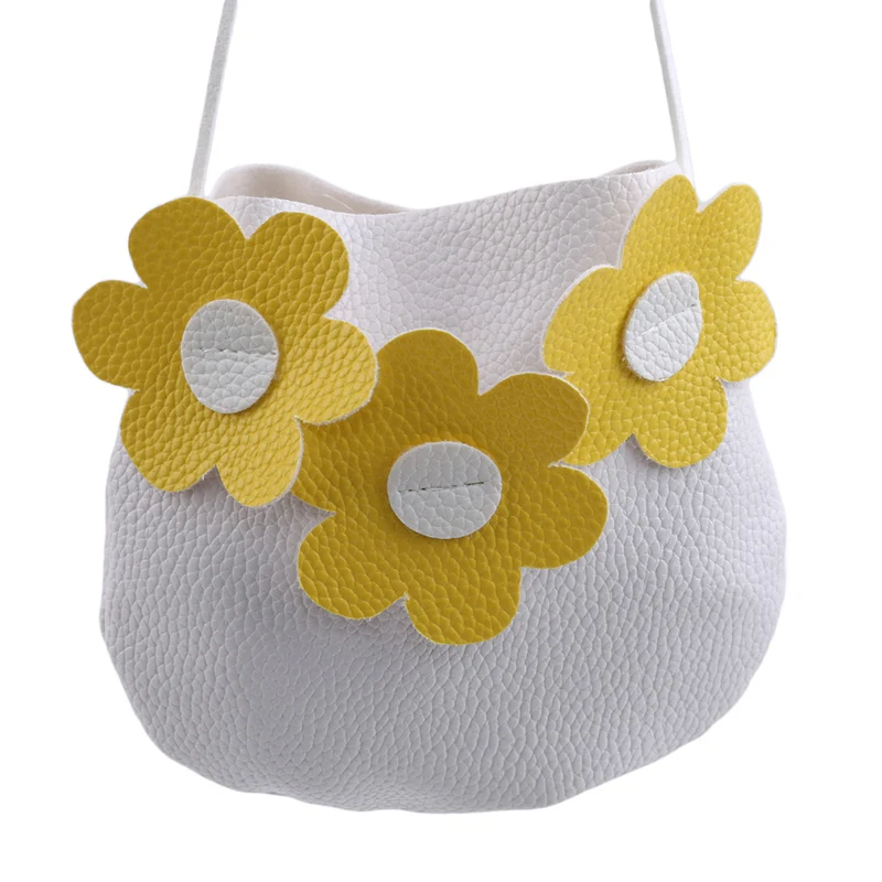 Изысканная мини сумка мессенджер для маленьких девочек с милыми цветами из