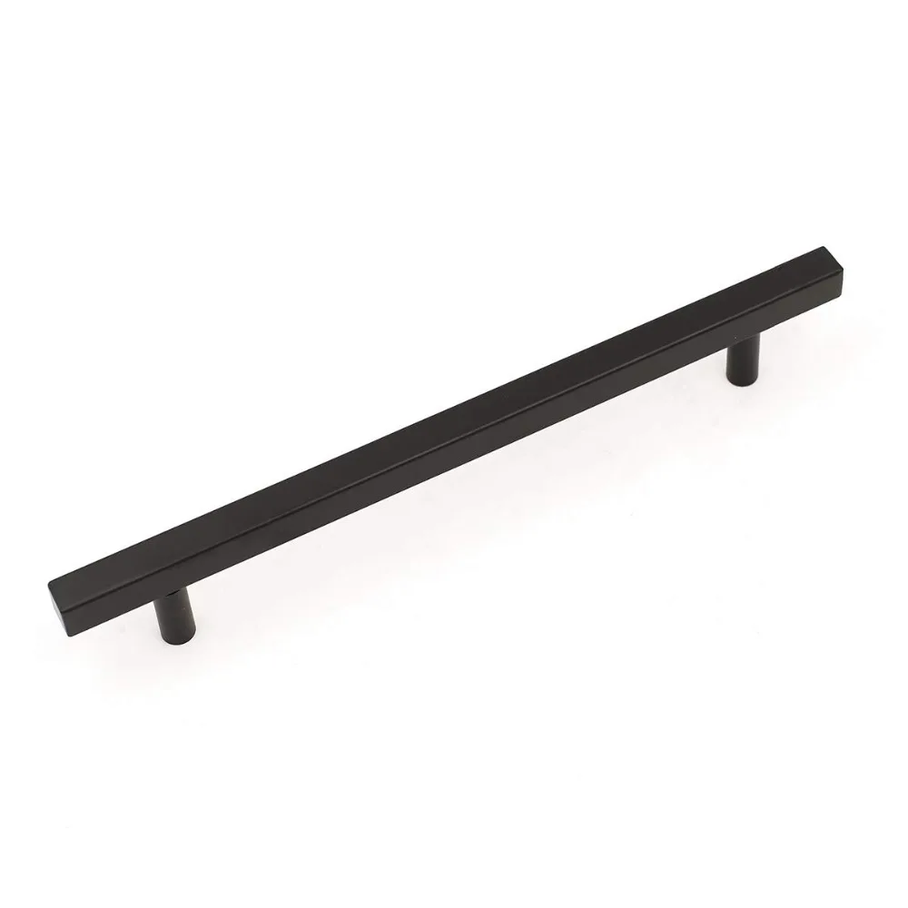 1 Pack Kitchen Cabinet Handles J22BK Square T Bar Stainless Steel Drawer Handles Cabinet Hardware Cabinet Pulls Cabinet Knobs