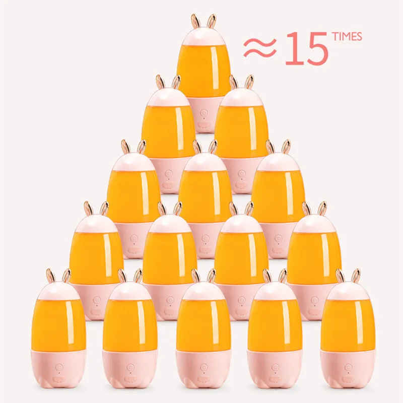 

Electric Fruit Cute Rabbit Juicer Portable Mini Hand Blender Usb Rechargeable Mixer Home Travel Personal Food Processor Cupjuice