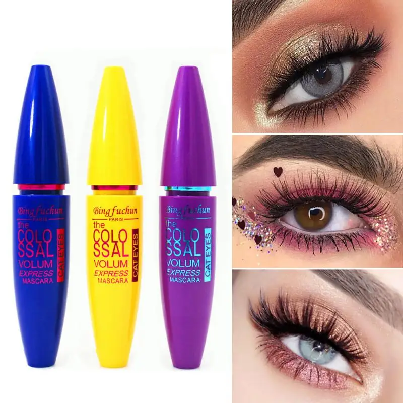 

3pc Thick And Slender Mascara Waterproof And Sweatproof Make Up Eyelash Extension Female Beauty Makeup Tool Wholesale new