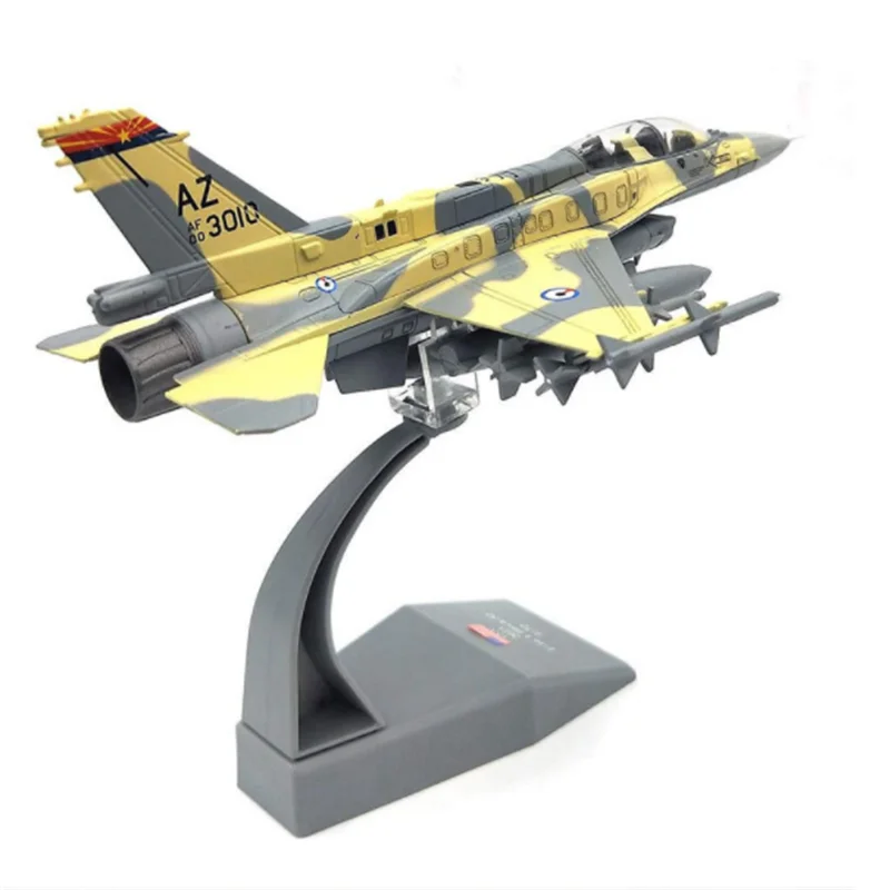 Коллекция 1: 72 Масштаб армии США F 16 Block52 пустыня модель самолета истребителя Литой