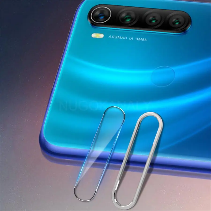 Закаленное стекло+ металлическое защитное кольцо для Xiao mi Red mi Note 8 8T 7 Pro K20 Защитная пленка для объектива камеры для mi 9 9T 8 SE A2 6X