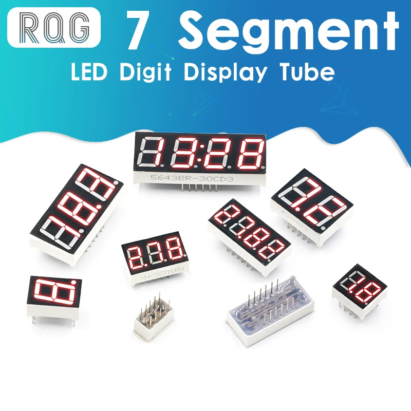 

0.56inch LED display 7 Segment 1 Bit/2 Bit/3 Bit/4 Bit Digit Tube Red Common Cathode / Anode Digital 0.56 inch led 7segment