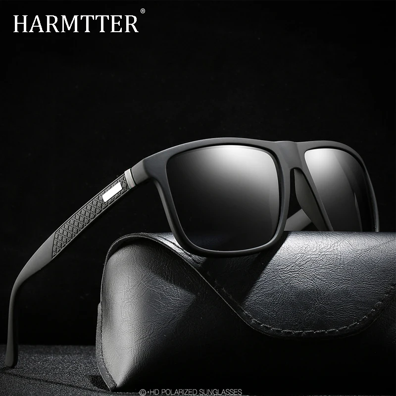 Модные мужские солнцезащитные очки круглые поляризованные линзы фирменные для