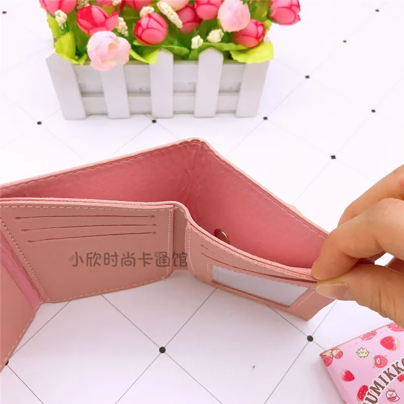 IVYYE 1PCS Sumikko Gurashi Fashion Anime PU Wallet Short Bags Wallets Coins Casual Purses Card Unisex Gifts Birthday New | Багаж и сумки