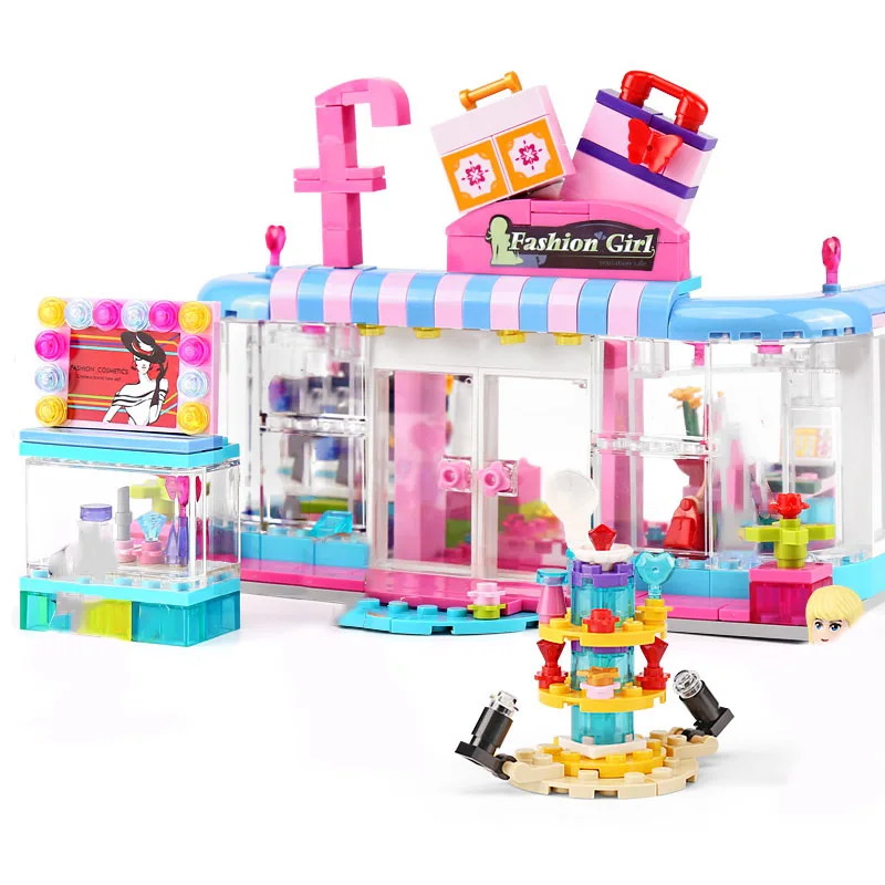 

XINGBAO 12010 Friend Girls Series The Fashion Clothing Store Set Building Blocks Bricks Educational Girls Toys Gift