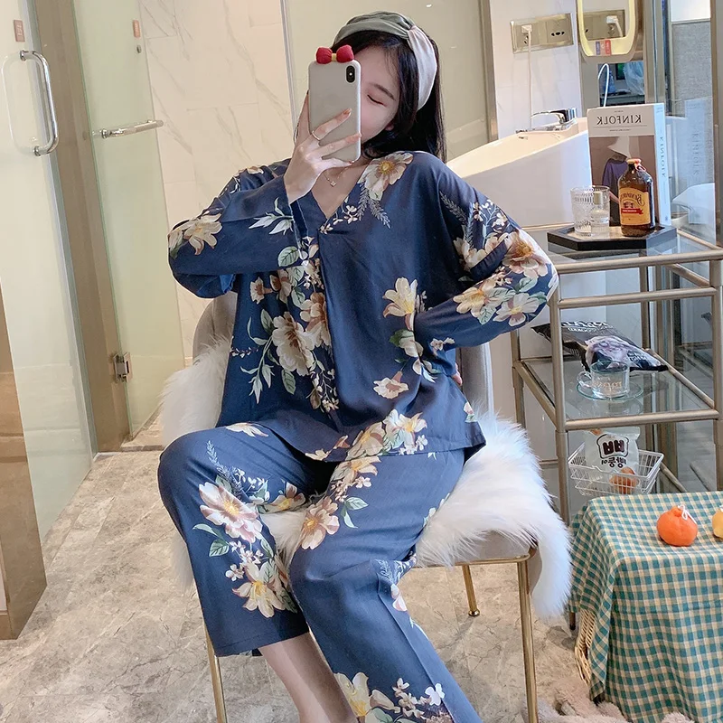 2021 Новый Искусственный Хлопок Домашняя одежда для женщин Сезон весна-лето жира