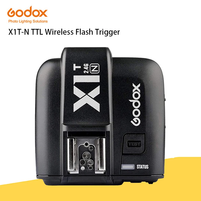

Вспышка Godox X1N X1T-N 2,4G E-TTL Wireless 1/8000s с триггером Speedlite, одиночный передатчик (TX) для Nikon D3300 D3200 D5100 D7200
