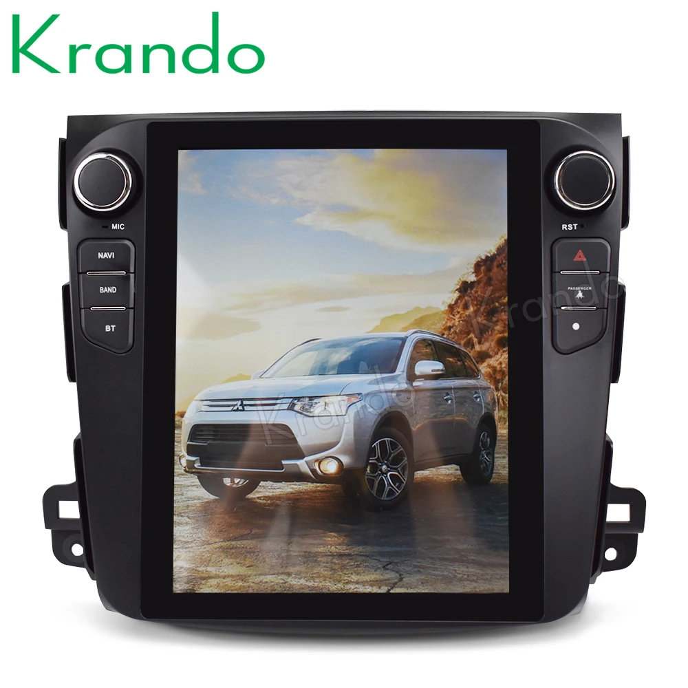 Krando Android 9 0 10 4 &quotTesla вертикальный экран автомобильное радио gps для Mitsubishi Outlander 2006