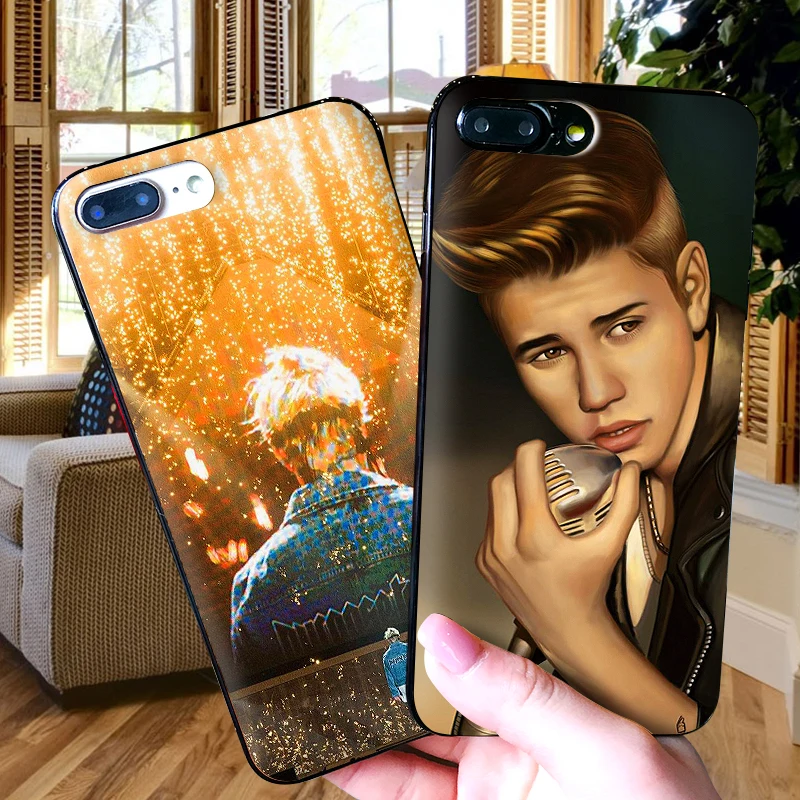 Джастин Бибер для iPhone X XR XS MAX Мягкая силиконовая задняя крышка Apple 8 7 6 S Plus чехол