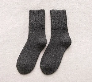 SOCKS 02 Зимние уплотненные шерстяные носки с шерстью, женские носки - Цвет: SOCKS 02