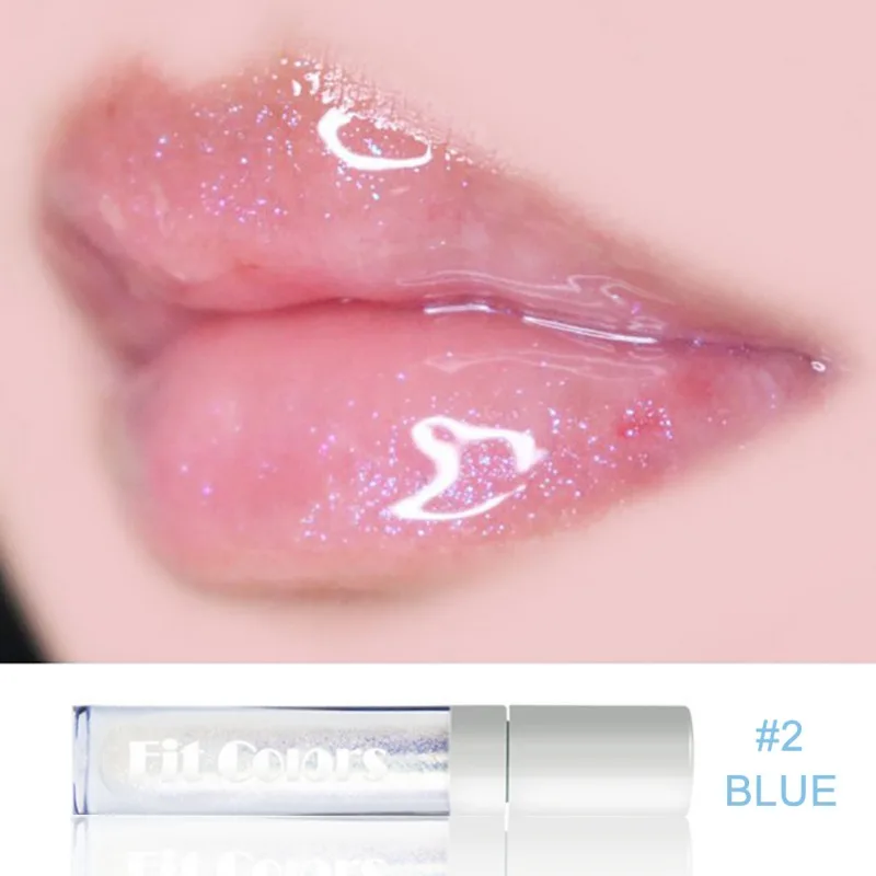 3D блестящая жемчужина для губ блеск прозрачный Увлажняющий бесцветная помада