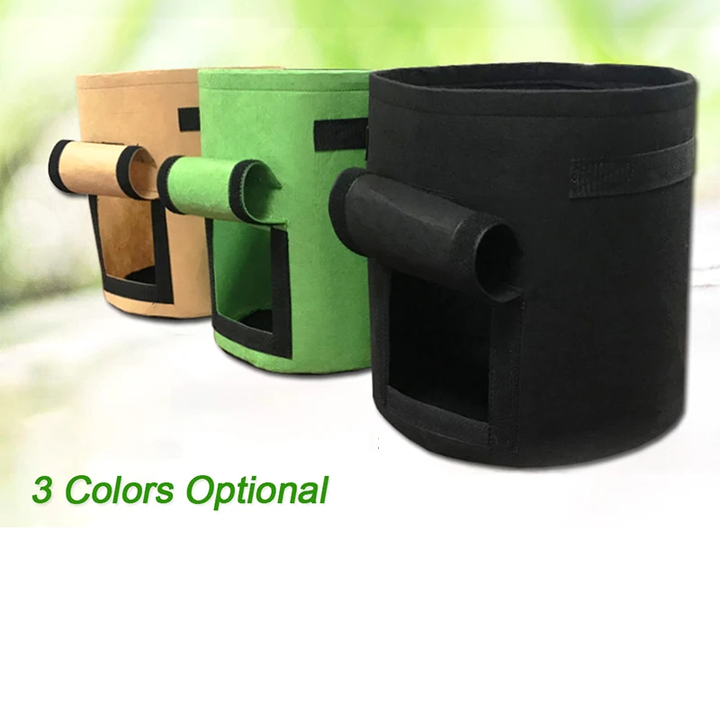 

Potato Planter Bag/Plant Pots,7-Gallon Window Vegetable Planting Grow Bag,Double Layer Premium Breathable Nonwoven Cloth With St