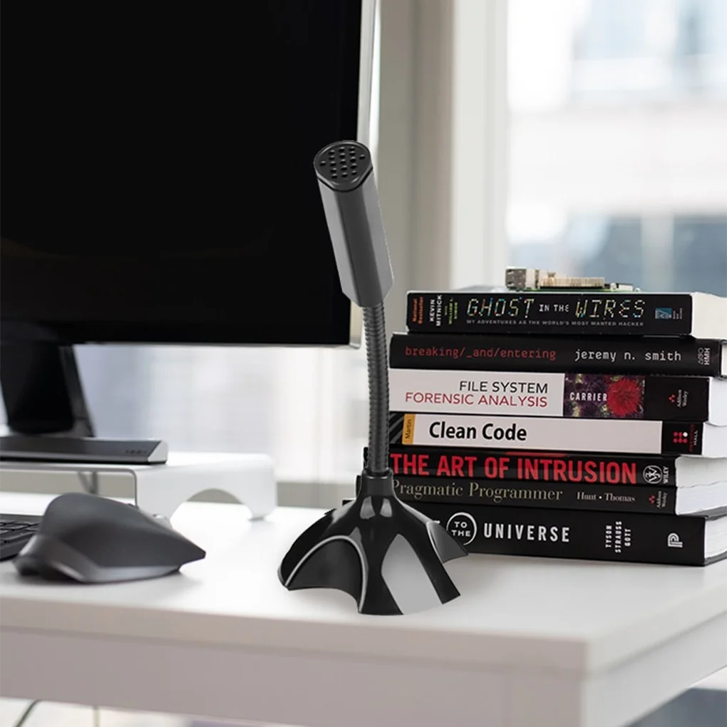 Универсальный портативный Настольный usb микрофон для компьютера ноутбука мини