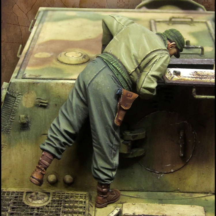 1/35 американских солдат. Модель WW2 модель GK из смолы военная тема солдат во время