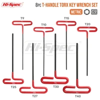 hi spec 8pc allen key set torx key wrench set portable l shape screw nuts wrenches hexagon torx head repair tool kit