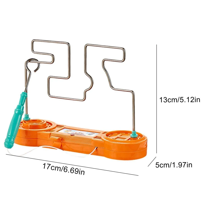 

Bump Maze Toy Electric Dont Buzz the Wire Game Classic Tabletop Puzzle Game Retro Toys for Family Gathering