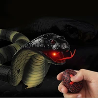 1pcs kitoz rc snake naja cobra viper remote control toy infrared simulated animal novelty trick terrifying mischief joke gift