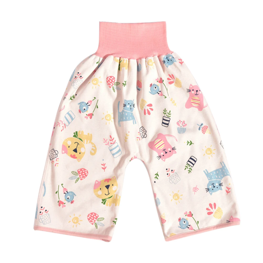 

Baby Training Pants High Waist Strong Absorption Potty Boys Girls Home Nappy Diaper Waterproof Washable Soft Breathable Print