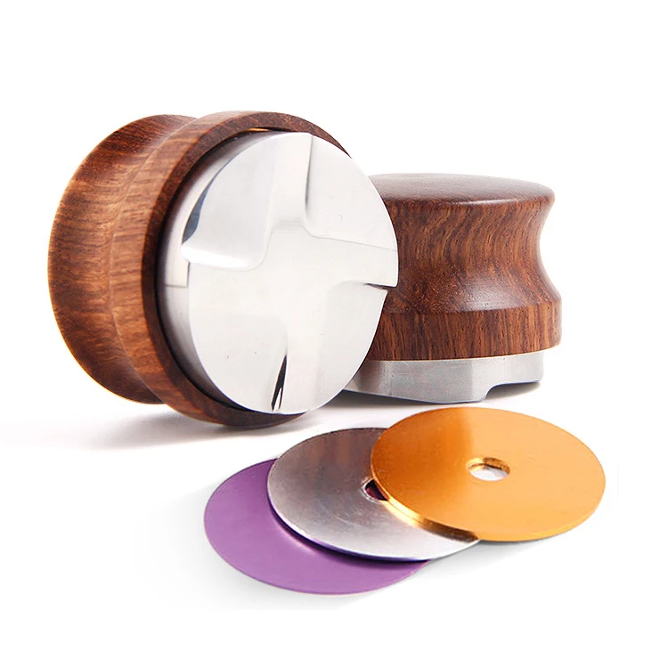 Набор для бариста из нержавеющей стали с деревянной ручкой 58 35 мм|Темперы кофе| |