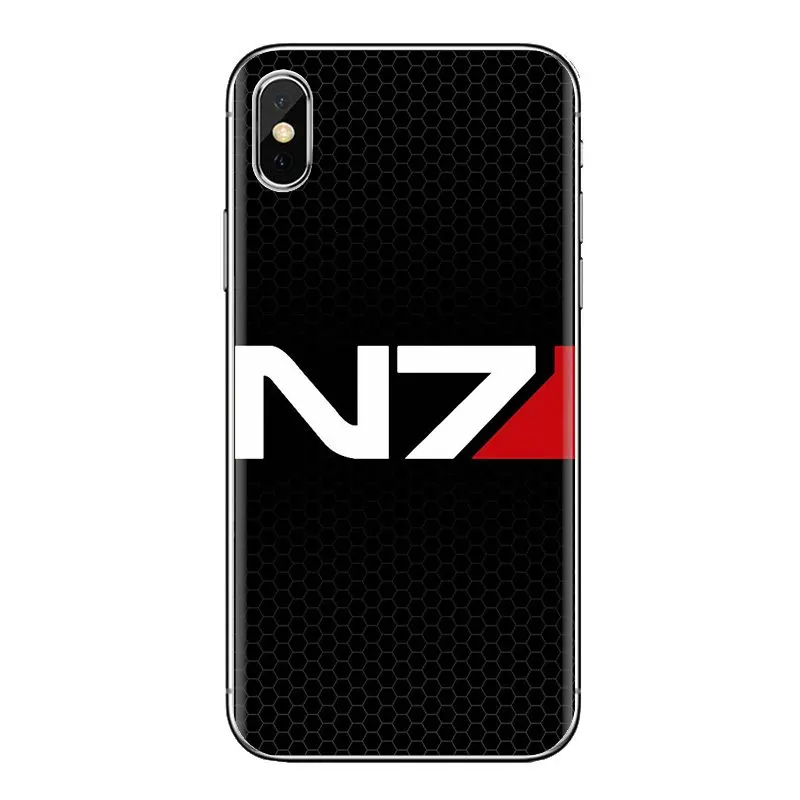 Mass Effect N7 Armour печать логотипа силиконовые чехлы для телефона samsung Galaxy S3 S4 S5 мини S6 S7