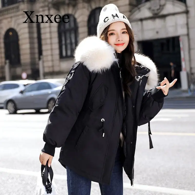Xnxee трендовая облегающая универсальная зимняя одежда с капюшоном на молнии