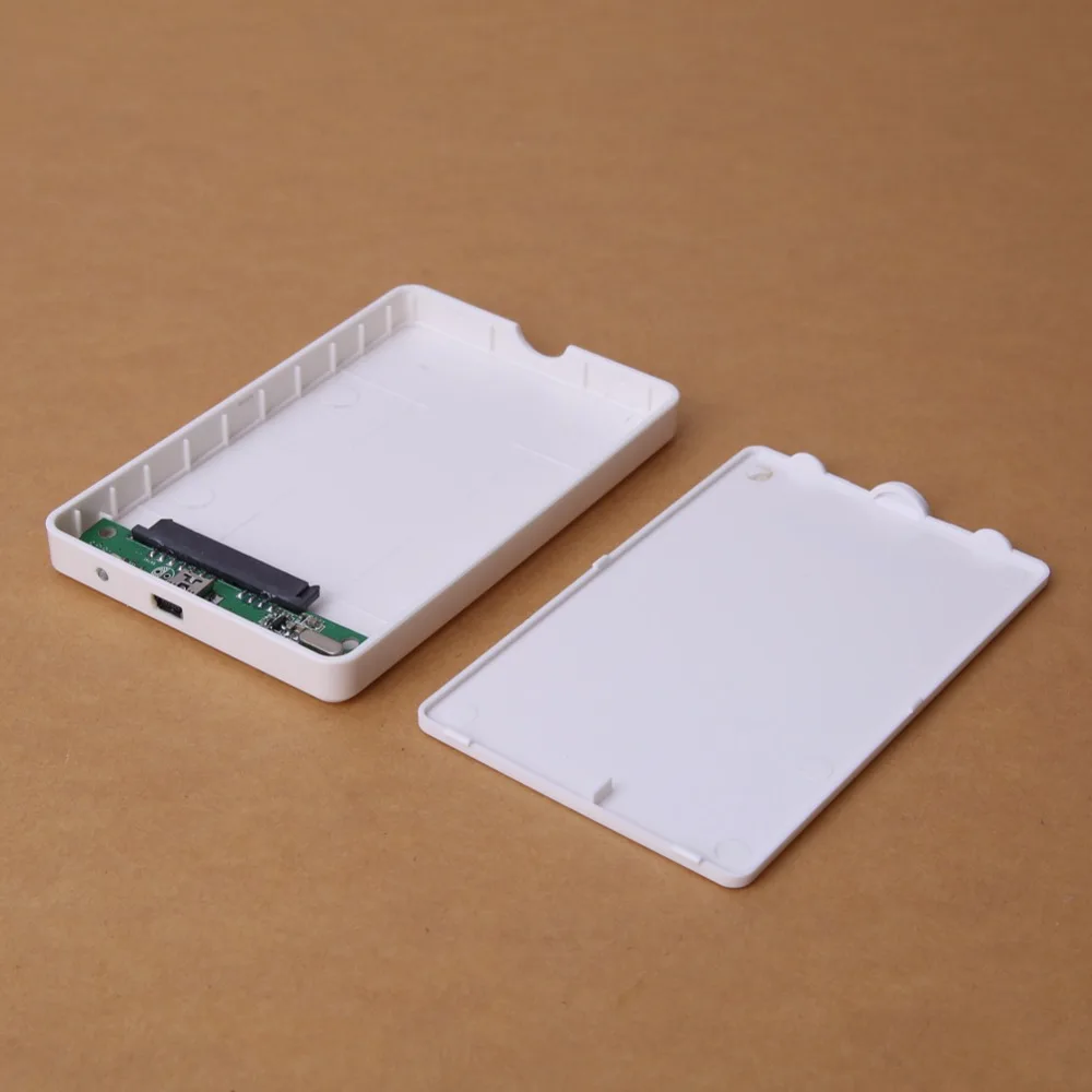 2,5 дюйма USB 2,0 Внешний HDD корпус 480 Мбит/с поддержка 3 ТБ алюминиевый HDD чехол для 2," SATA жесткий диск чехол