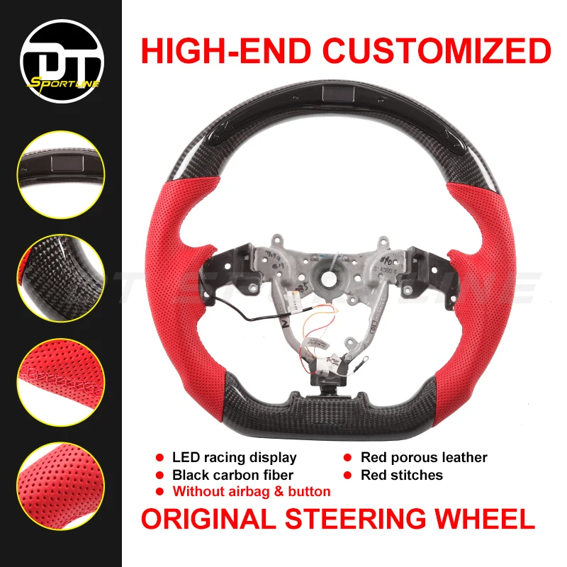 Рулевое колесо из углеродного волокна для LEXUS led индивидуализированное ES IS GS NX RX CT