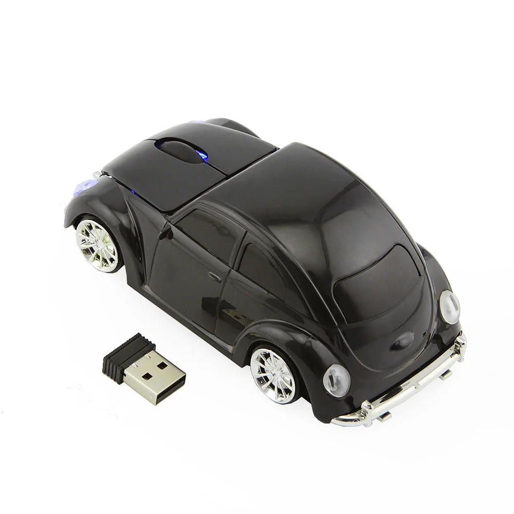 CHYI Милая Беспроводная 3d Компьютерная мышь для автомобиля Mini Usb оптическая VW Beetle Auto Mause Эргономичная Детская Подарочная компьютерная мышь для Mac ноутбука настольного компьютера