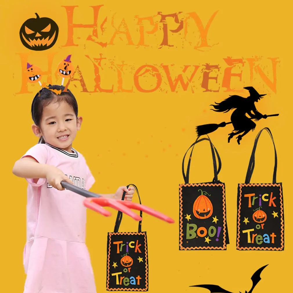 Милые товары для Хэллоуина забавные подарочные сумки конфет рождественской елки