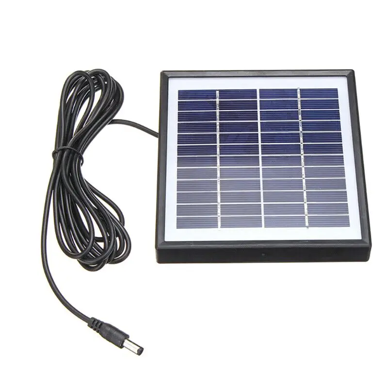5W 12V Solarpanel Solarmodul Solarzelle Polykristallin für Camping Garten