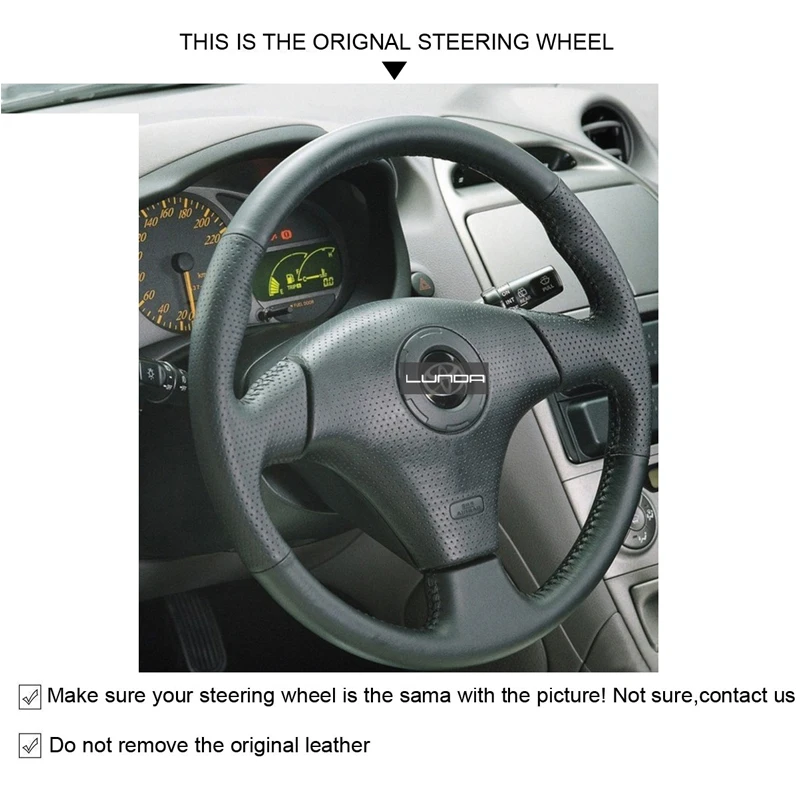 Искусственная кожа с ручной строчкой на заказ для Toyota RAV4 1998 2003 Celica 2005 Corolla 2003|Чехлы руль| |