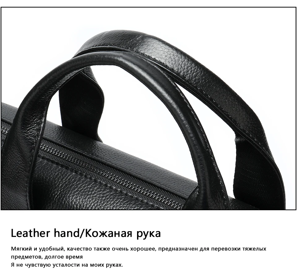 Деловой мужской портфель для ноутбука, сумка-мессенджер, мужские кожаные сумки для ноутбука из натуральной коровьей кожи, мужская сумка-портфель 9006