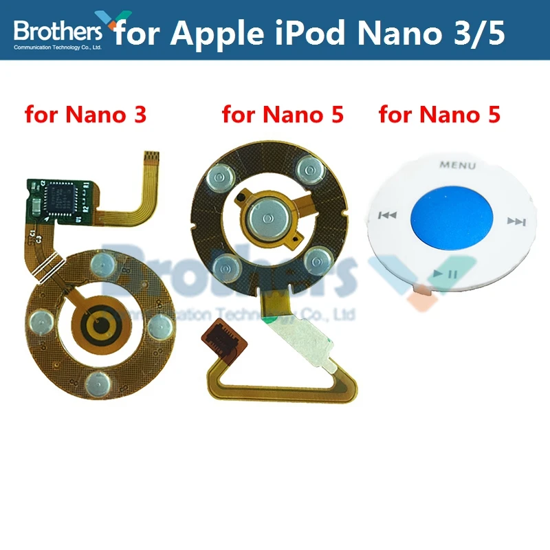Для Apple iPod Nano 3 Nano 5 гибкий кабель для наушников гибкий кабель для iPod Nano 5 Центральная кнопка гибкий кабель тест Топ