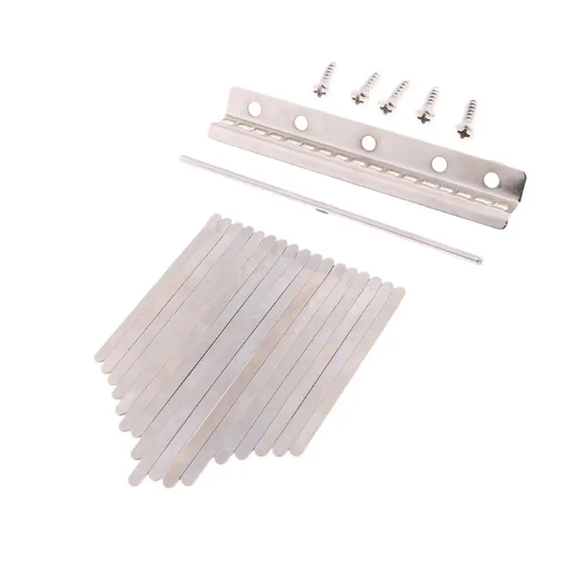 Kalimba 17 клавиша DIY для фортепиано с большим пальцем сменные части (17 клавиш)