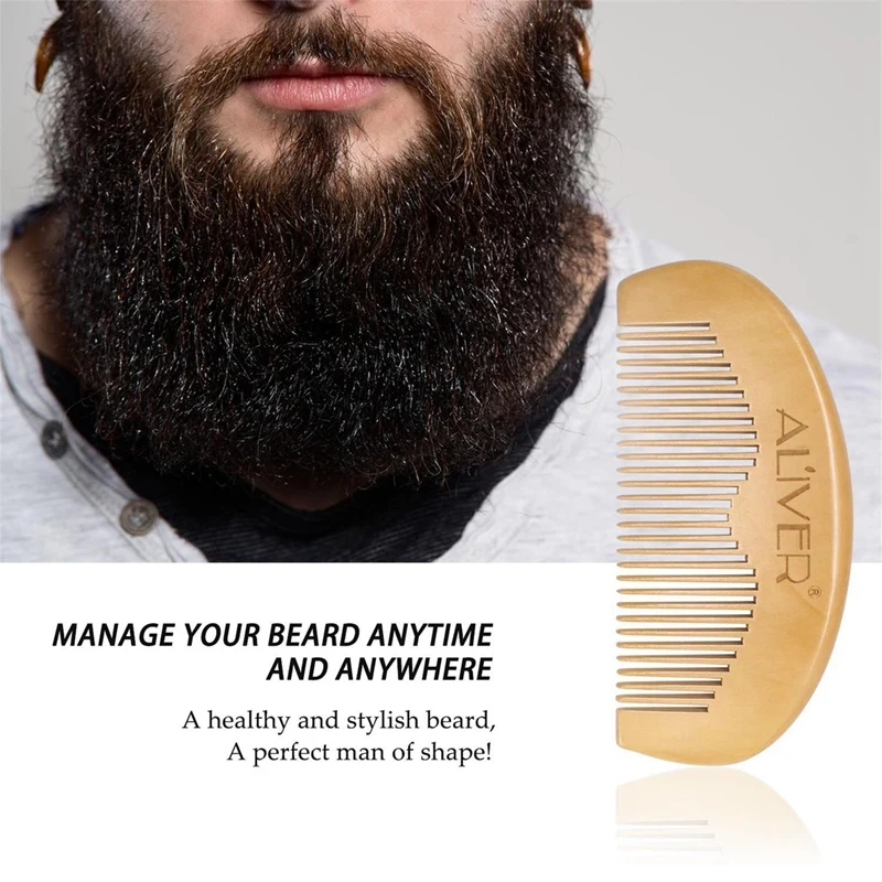 

ALIVER 5Pcs Beard Grooming Kit with Beard Growth Oil Beard Balm Beard Brush Beard Comb Beard Growth Kit