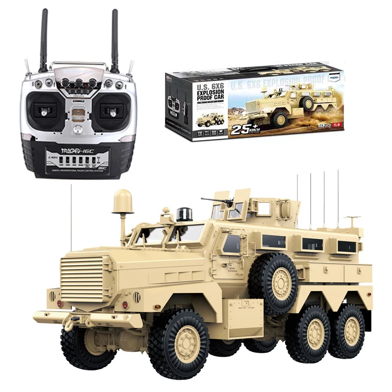 Большой 1/12 2 4 Ghz RC автомобиль 6WD 16CH 25 км/ч MENG SS 005 6 × высокоскоростной Электрический