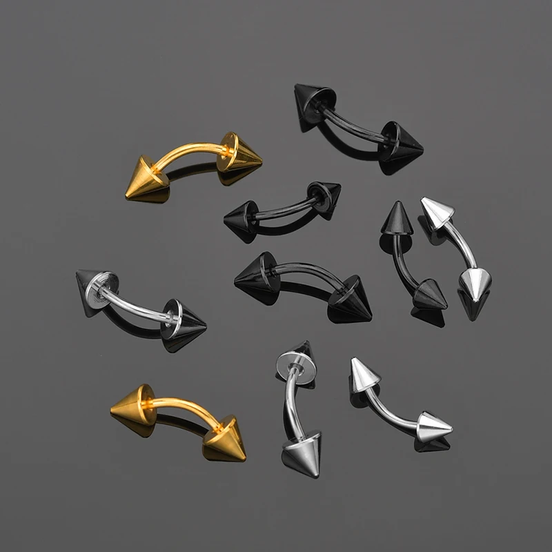 ELSEMODE модные серьги-кольца из нержавеющей стали для пирсинга губ | Украшения и