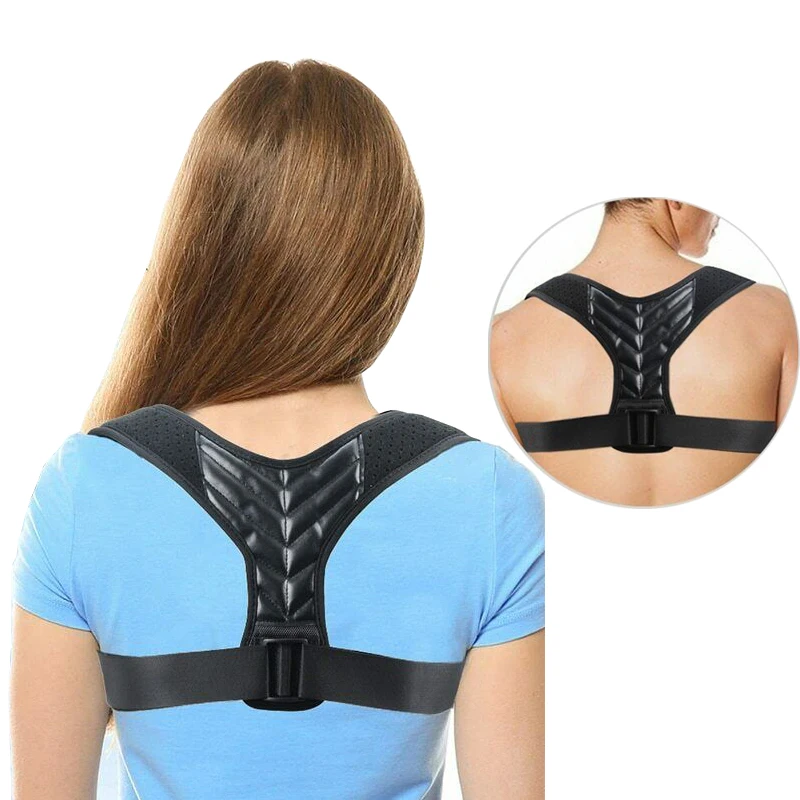 Back Posture Corrector Clavicle Adjustable Men Women Children Work Spine Shoulder Back Brace Posture Correction Support Belt