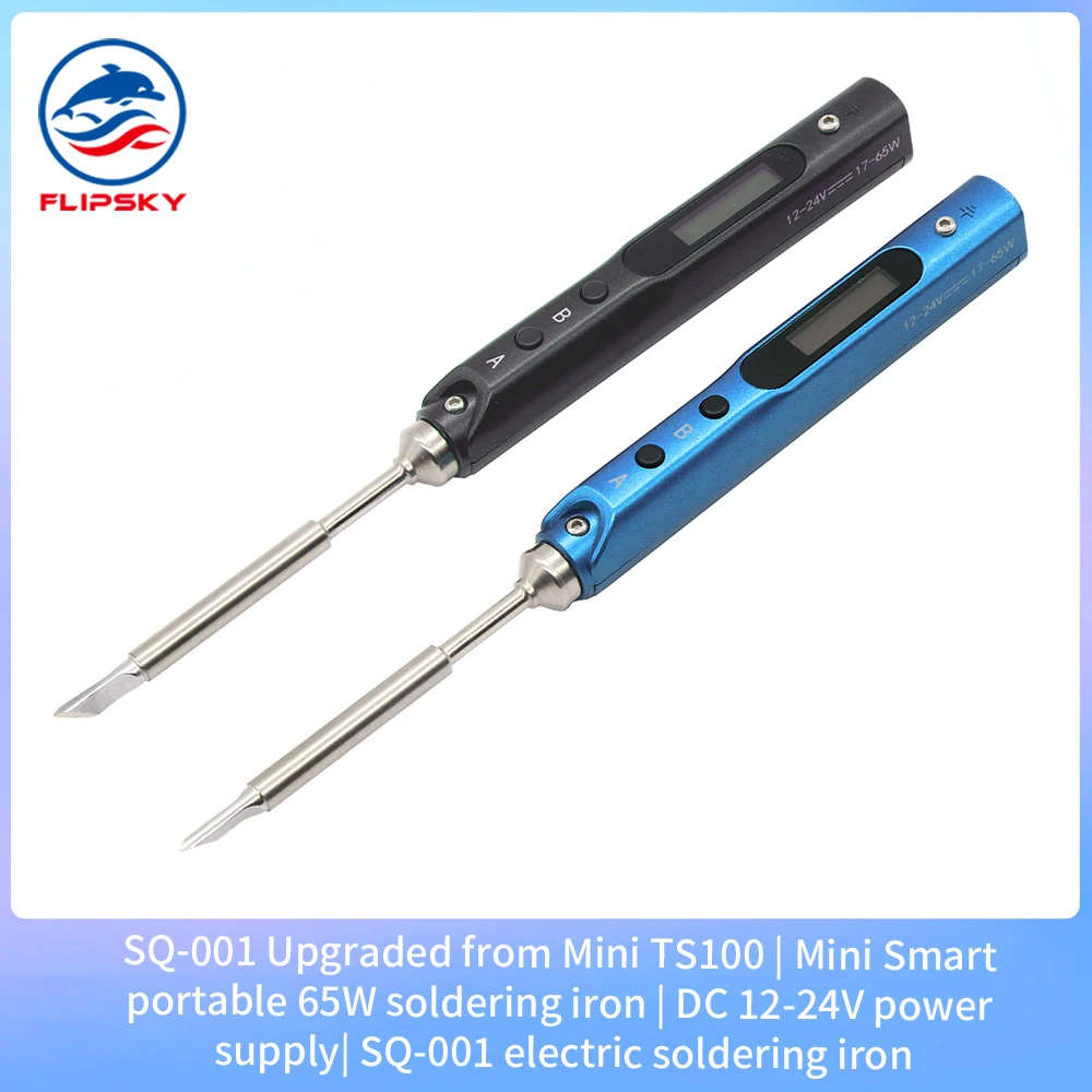 

SQ-001 Version | Mini Smart portable 65W soldering iron | DC 12-24V power supply| SQ-001 electric soldering iro